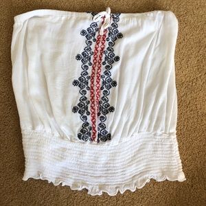 white tube top
